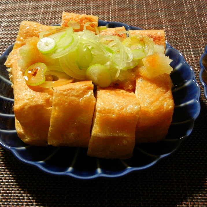 栃尾揚げのカリカリ焼き レシピ 作り方 By Kon9093 楽天レシピ